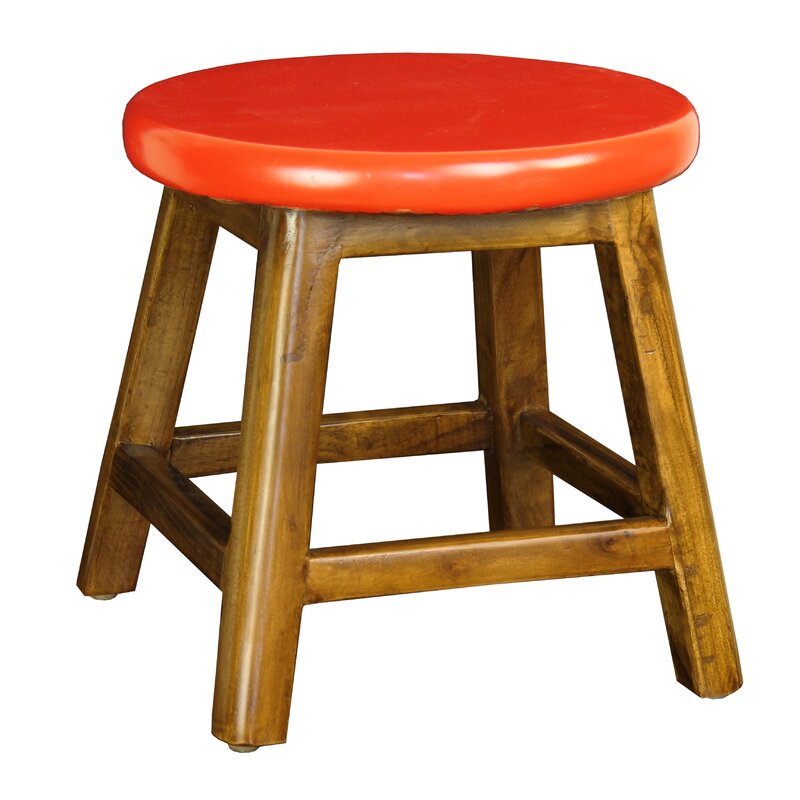 Solid Wood Accent  Stool 